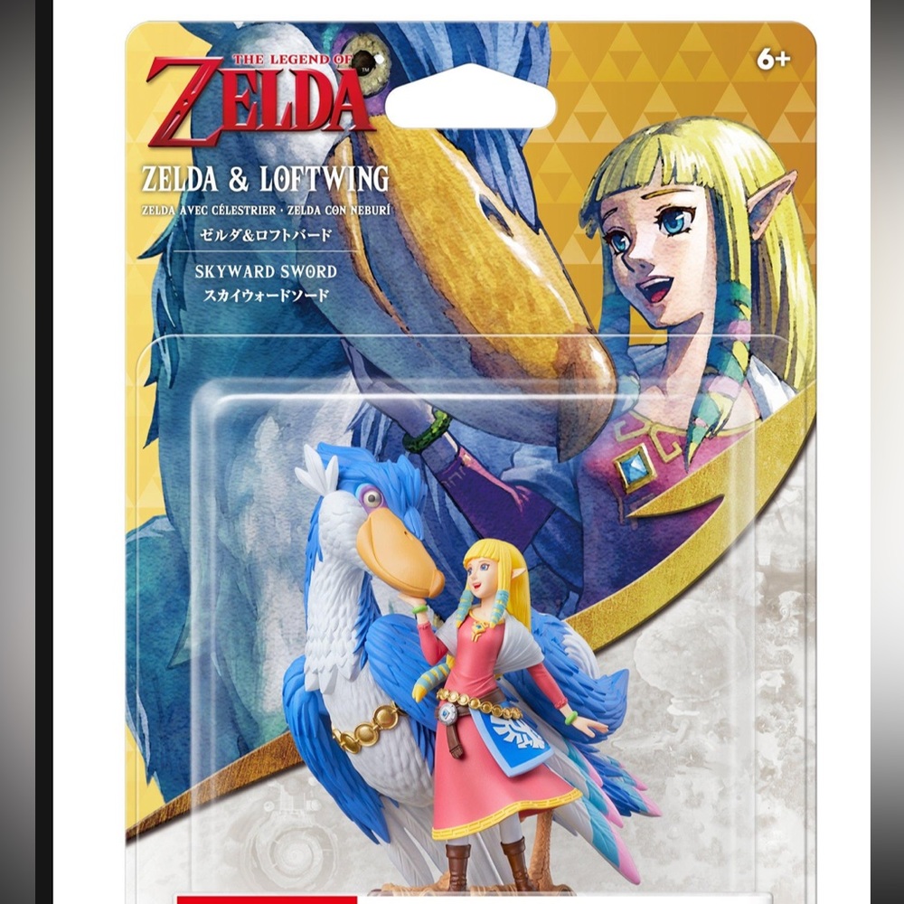 Zelda and Loftwing amiibo